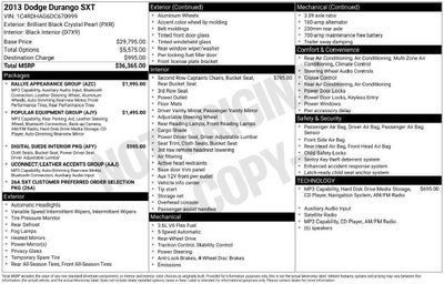 2013 Dodge Durango SXT