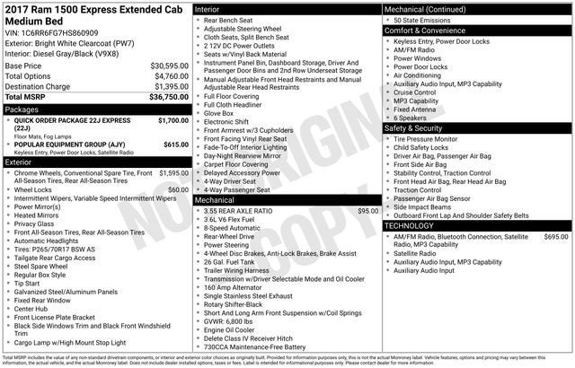 2017 RAM 1500 Express