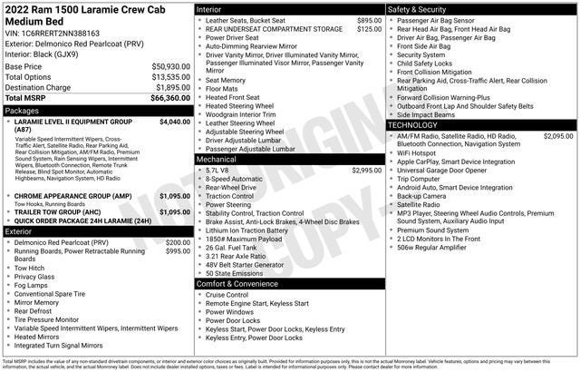 2022 RAM 1500 Laramie