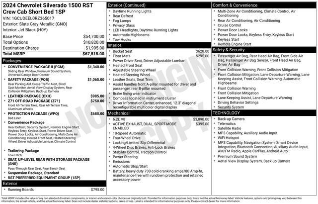 2024 Chevrolet Silverado 1500 RST