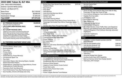 2023 GMC Yukon XL SLT