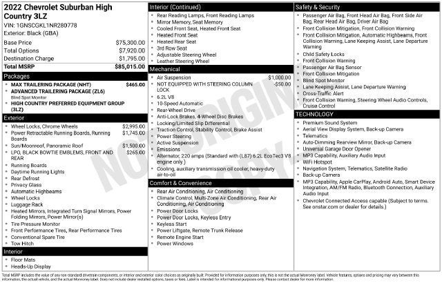 2022 Chevrolet Suburban High Country - Photo 7