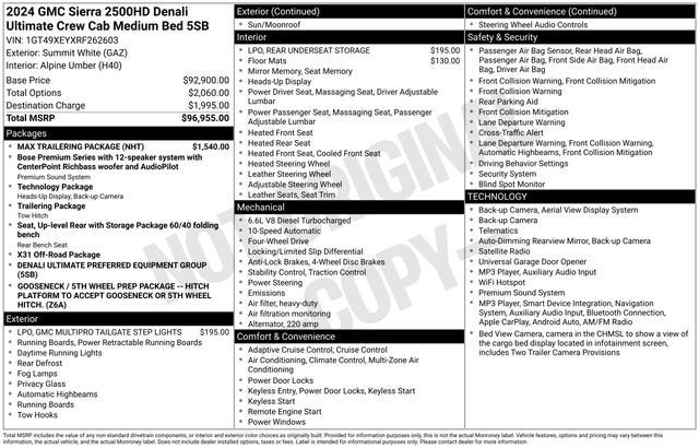 2024 GMC Sierra 2500 HD Denali Ultimate