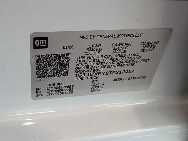 2026 GMC Sierra 2500 HD Denali Ultimate