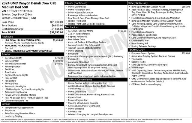 2024 GMC Canyon Denali