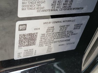 2026 GMC Sierra 1500 SLE