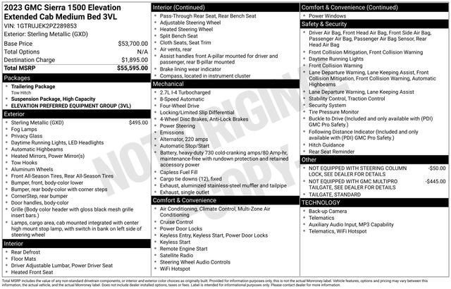 2023 GMC Sierra 1500 Elevation