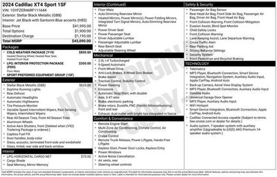 2024 Cadillac XT4 Sport