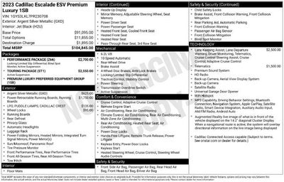 2023 Cadillac Escalade ESV RWD Premium Luxury