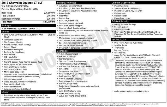 2018 Chevrolet Equinox LT