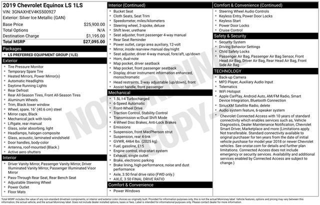 2019 Chevrolet Equinox LS