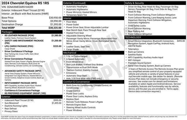 2024 Chevrolet Equinox RS - Photo 7