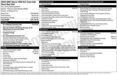 2023 GMC Sierra 1500 SLT