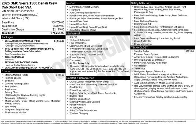 2025 GMC Sierra 1500 Denali
