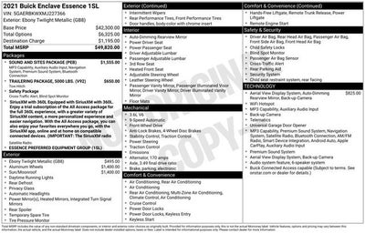 2021 Buick Enclave Essence