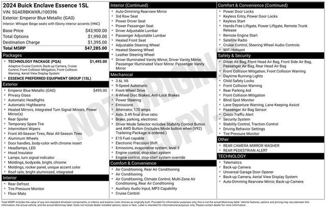 2024 Buick Enclave Essence