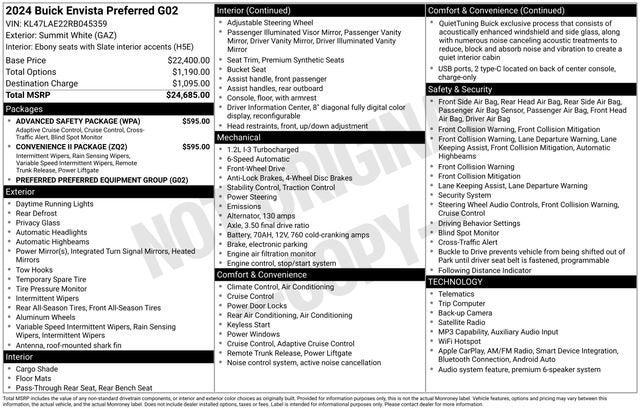 2024 Buick Envista Preferred