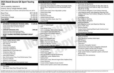 2025 Buick Encore GX Sport Touring