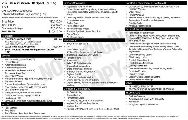 2025 Buick Encore GX Sport Touring