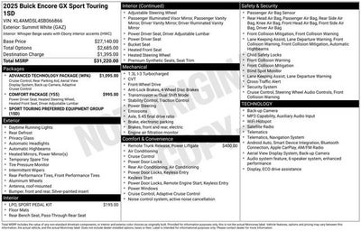 2025 Buick Encore GX Sport Touring