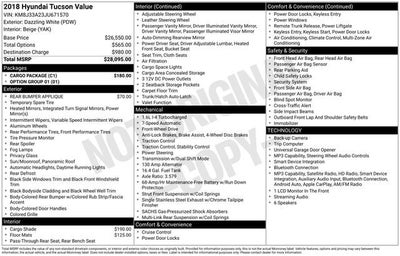 2018 Hyundai Tucson Value