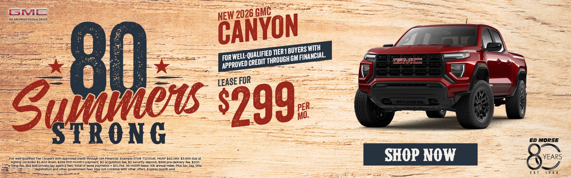New 2026 GMC Canyon