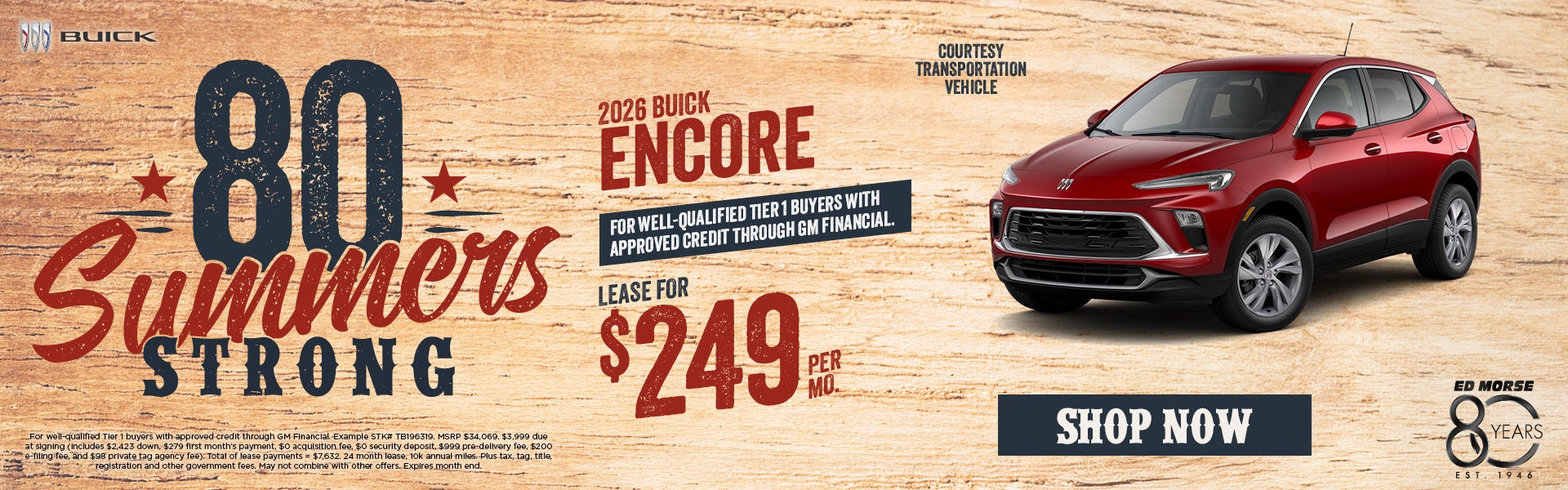 New 2026 Buick Encore
