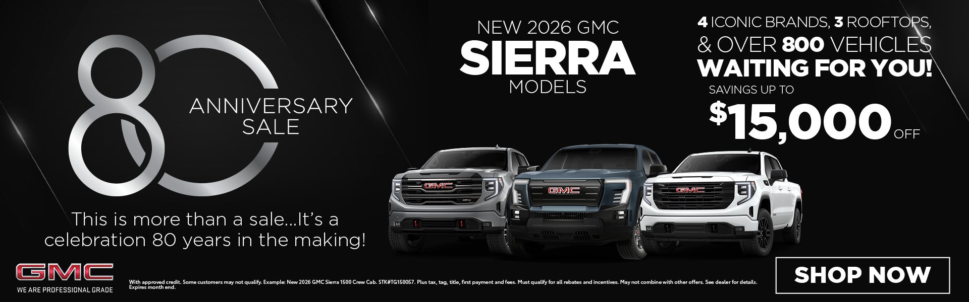 New 2026 GMC Sierra Models
