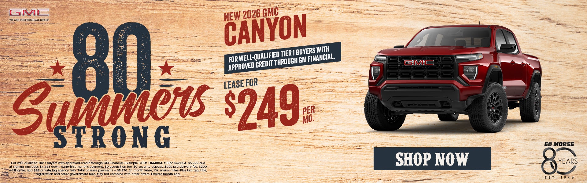 New 2026 GMC Canyon